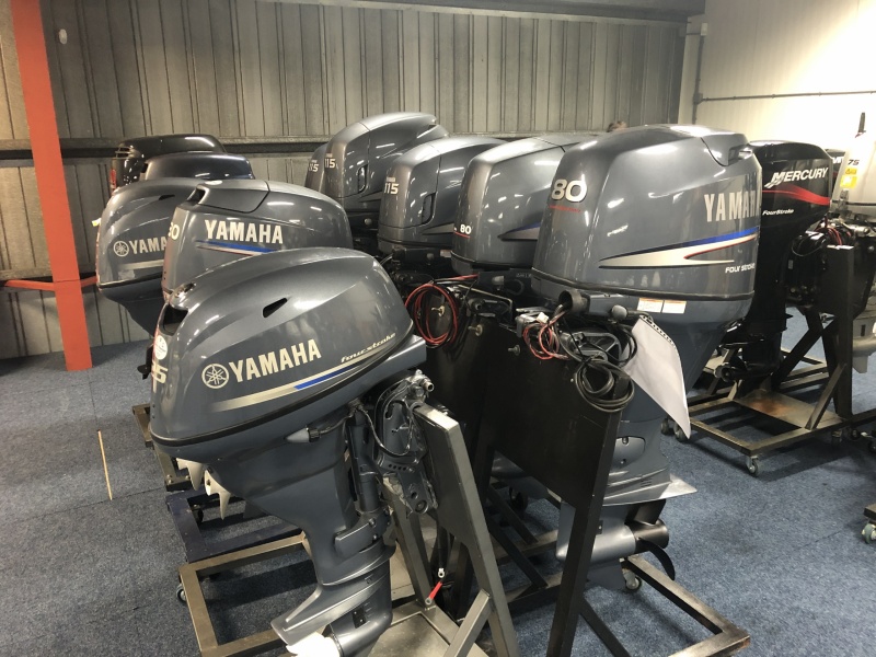 Yamaha 50 pk buitenboordmotor Artikelnummer  5456 gebruikte motor in top conditie