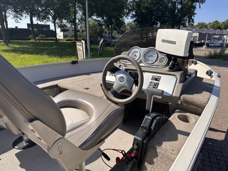 Sylvan 1600 Visboot Veel opties Honda 75 buitenboordmotor