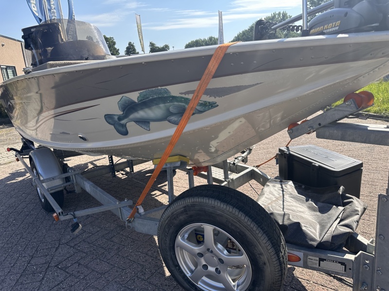 Sylvan 1600 Visboot Veel opties Honda 75 buitenboordmotor